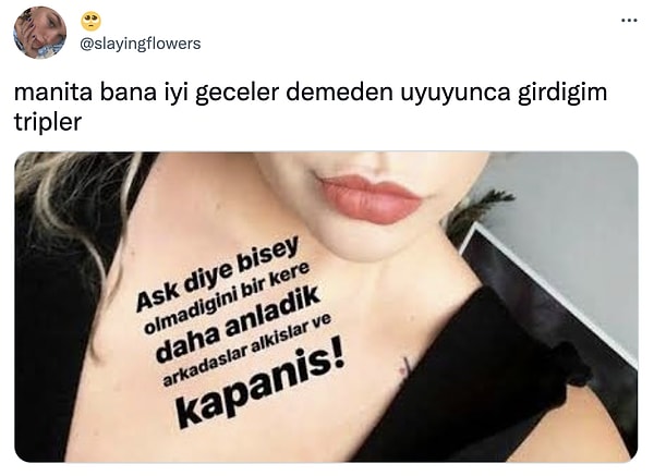 15. Ne demek iyi geceler aşkım demeden uyumak...