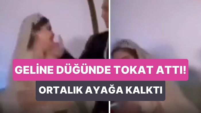 Sosyal Medyayı Ayağa Kaldıran Görüntü: Damat, Düğünde Geline Tokat Attı