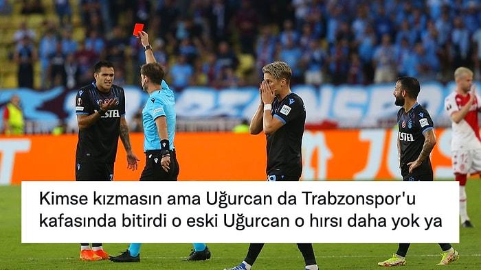 Fırtına, Fransa'da Esemedi! Henüz Maçın Başında 10 Kişi Kalan Trabzonspor, Monaco'ya Yenilmekten Kurtulamadı