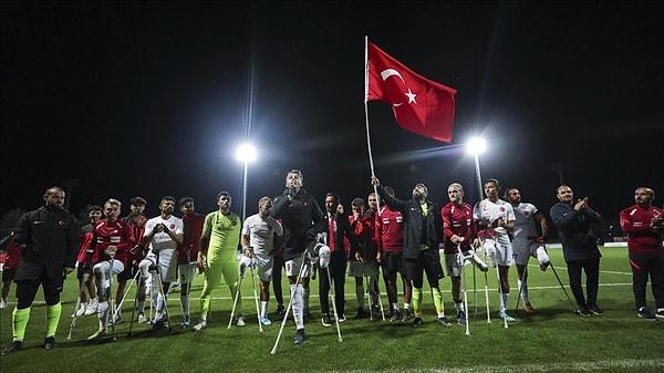 Milli Takımımız'ın gollerini 11. ve 28. dakikalarda Rahmi Özcan, 34. ve 50+1. dakikalarda Kemal Güleş attı.