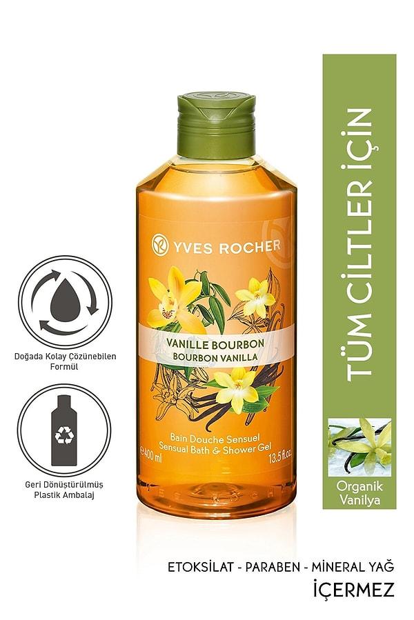 5. Yves Rocher Organik Vanilyalı Duş Jeli
