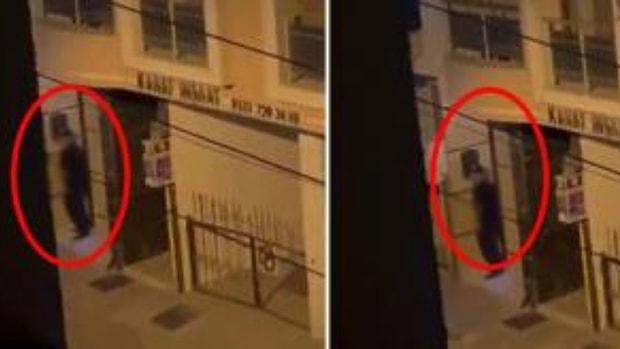 İzmir'de Mide Bulandıran Görüntüler! Kız Öğrenci Yurdunun Önünde Mastürbasyon Yaptı