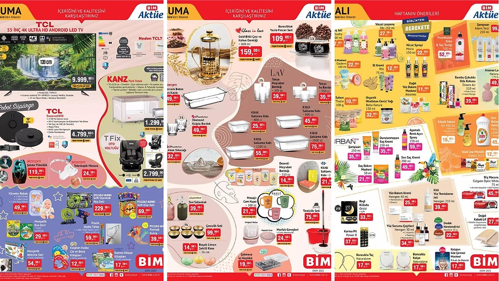 11 - 14 Ekim BİM Aktüel İndirim Kataloğu