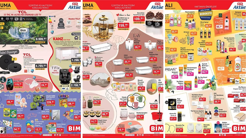 11 - 14 Ekim BİM Aktüel İndirim Kataloğu