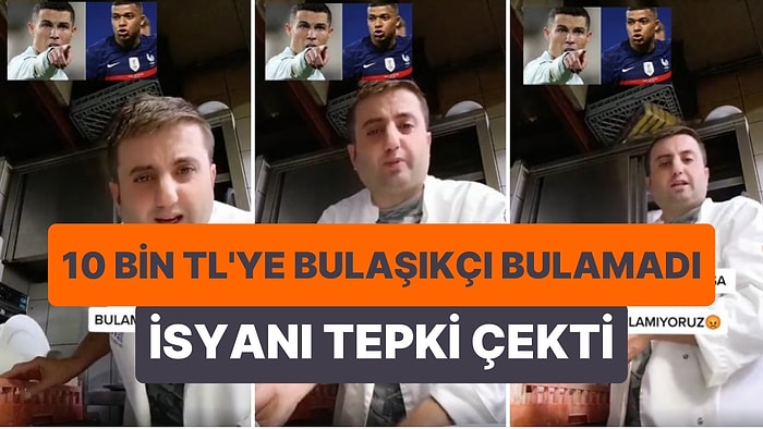 10 Bin TL'ye Etiler'de Aradığı Özelliklerde Bulaşıkçı Bulamayan MasterChef Kayhan Tepki Çekti