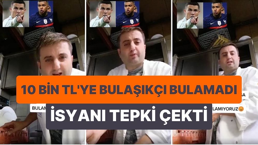 10 Bin TL'ye Etiler'de Aradığı Özelliklerde Bulaşıkçı Bulamayan MasterChef Kayhan Tepki Çekti