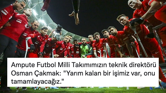 Ampute Futbol Milli Takımımız, Özbekistan'ı 1-0 Mağlup Ederek Dünya Kupası'nda Finale Yükseldi!