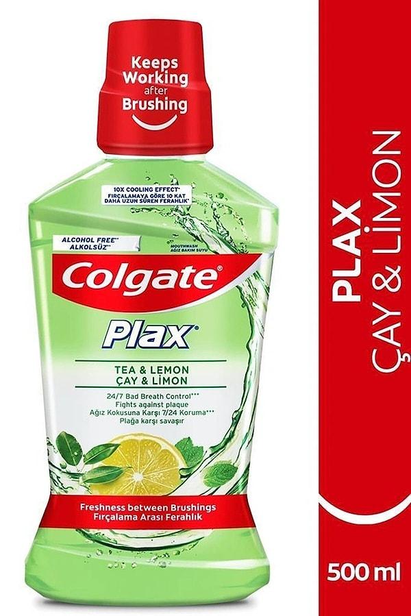 13. Colgate Plax Çay ve Limon Plağa Karşı Ağız Bakım Suyu