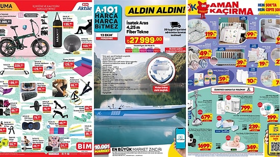 İndirim Günleri Başlıyor! 10 - 16 Ekim Haftasında A101, BİM ve ŞOK Aktüel Ürünler Listesinde Ne Var?