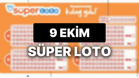 9 Ekim Süper Loto Sonuçları Açıklandı: 9 Ekim Süper Loto Kazandıran Numaralar ve Tüm Detaylar