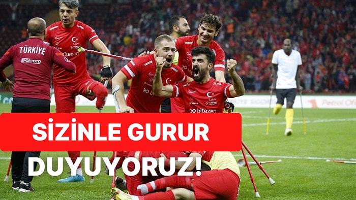 Ampute Milli Futbol Takımımız Dünya Şampiyonu! 🇹🇷🏆