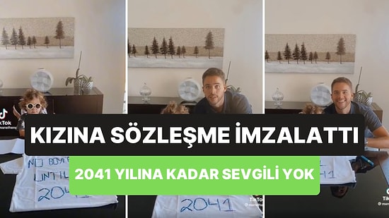 Kızına, 2041 Yılına Kadar Sevgilisi Olmayacağına Dair Sözleşme İmzalatan Baba