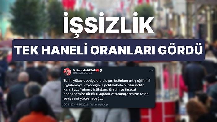 Nureddin Nebati Veriyi Yorumladı! TÜİK İşsizlik Verilerinde Son Durum: Türkiye'de İşsizlik Yüzde 9,6 Oldu