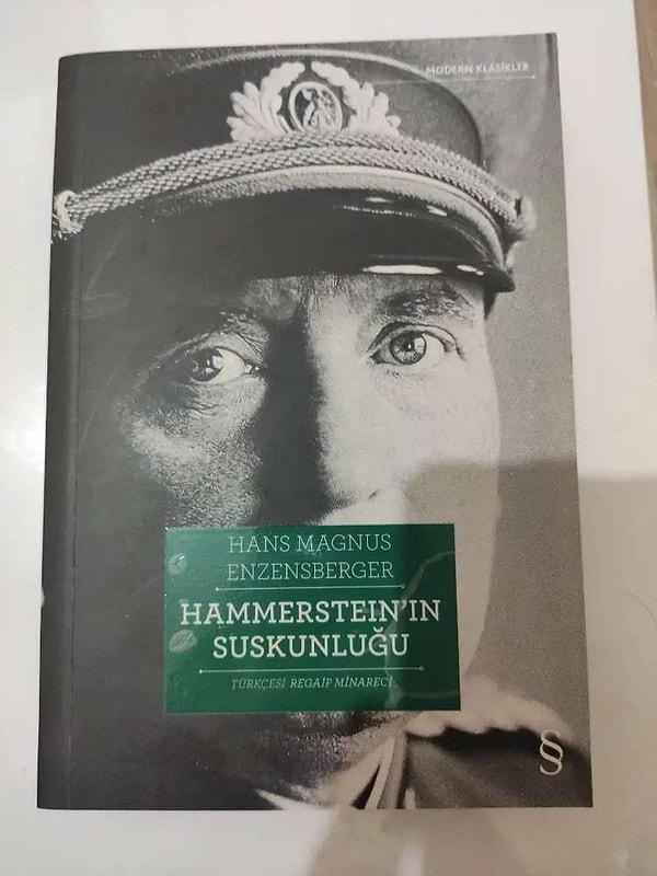 3. Hammerstein’in Suskunluğu - Hans Magnus Enzensberger