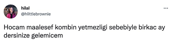 1. Hocam yeni kıyafet alamıyoruz artık.