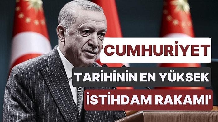 Erdoğan, Ağustos Ayı İşsizlik Rakamlarını Değerlendirdi: 'Cumhuriyet Tarihinin En Yüksek İstihdam Rakamı'