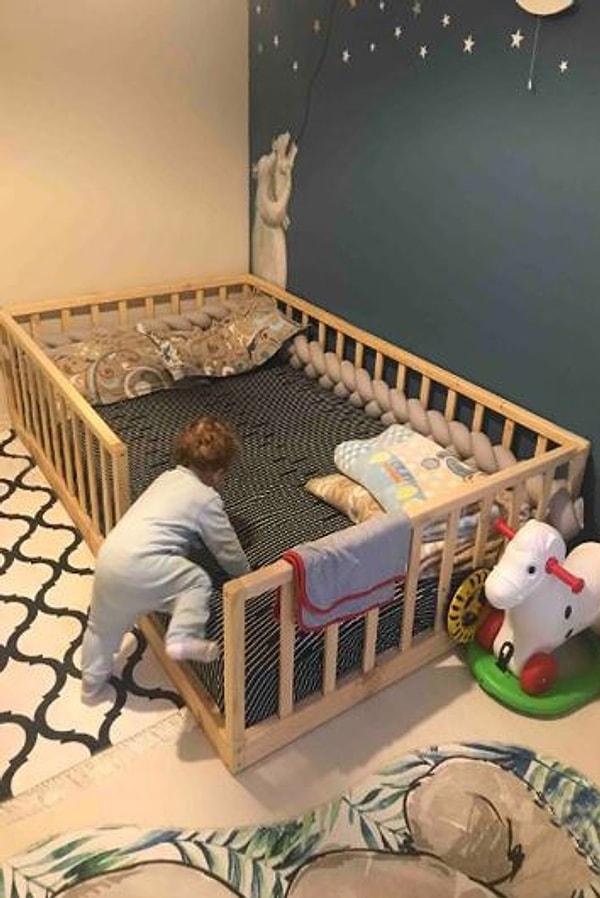 11. Montessori yataklarının en iyi yanı çocukların düşme ihtimali olmaması.