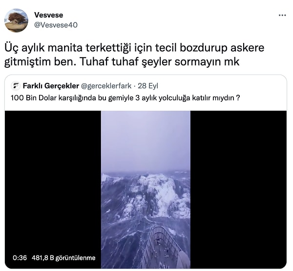 4. Öyle bi' boşvermişlik geliyor insana.