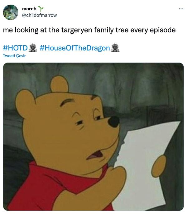 17. Her bölümde Targaryen aile ağacına bakan ben: