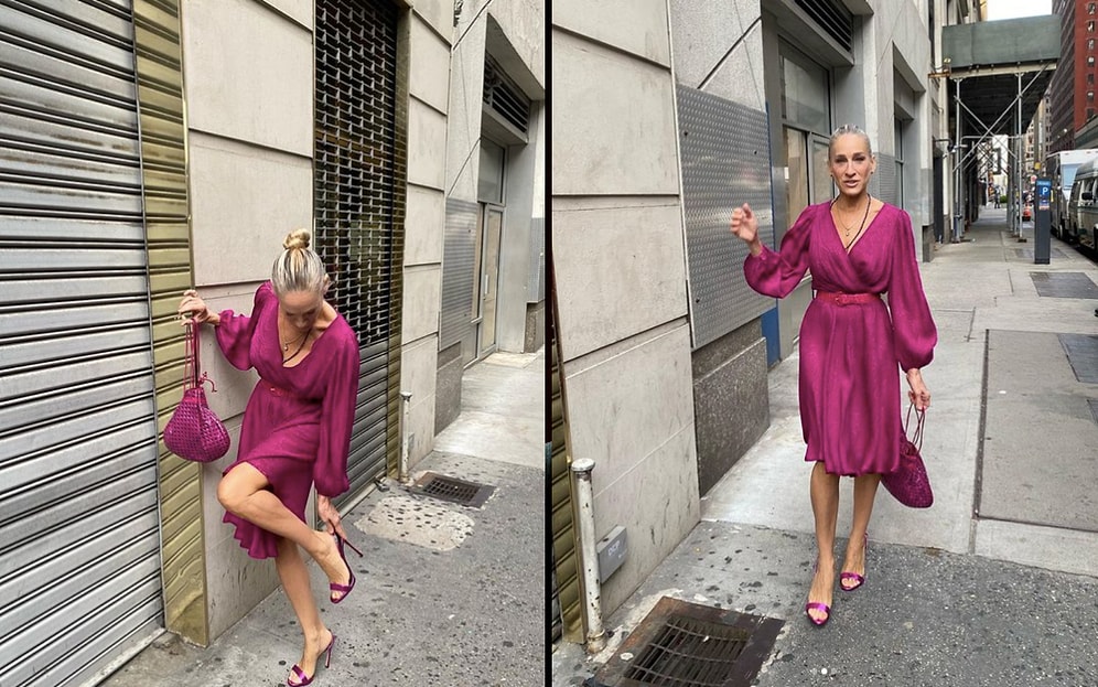 Сара Джессика Паркер показала новый образ для съемок второго сезона "И просто так..."