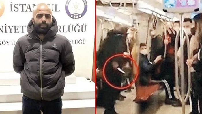 Metrodaki Bıçaklı Saldırıda Karar! Emrah Yılmaz'a 11 Yıl 2 Ay 15 Gün Hapis Cezası