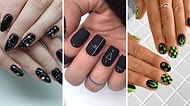 Siyah Ojeyi İç Karartıcı Bulanların Bile Denemek İçin Sabırsızlanacağı Siyah Ağırlıklı 14 Nail Art