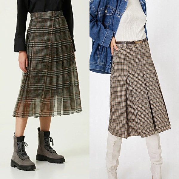 1. Brunello Cucinelli Desenli Pilili Etek