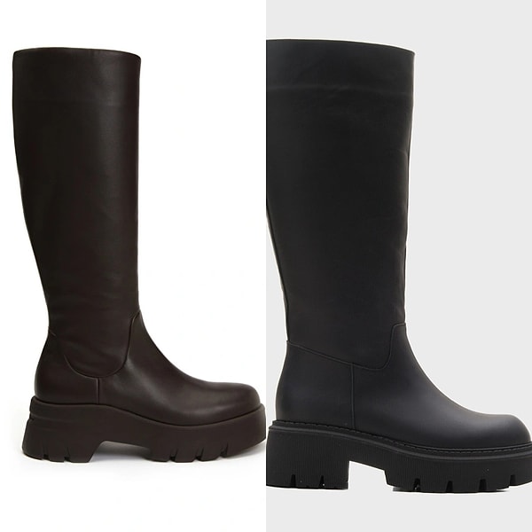 5. Gianvito Rossi Siyah Kadın Deri Çizme