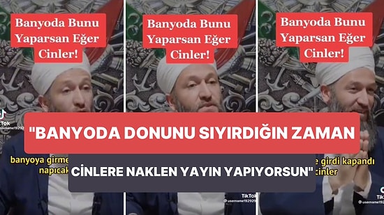 'Banyoda Donunu Sıyırdığın Zaman Cinlere Naklen Yayın Yapıyorsun' Diyen İsmailağa Cemaati Hocası