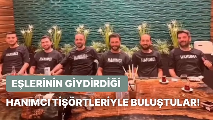 Eşlerinin Anlaşarak Giydirdiği ‘Hanımcı’ Tişörtleriyle Buluşmaya Giden Erkeklerin Muhteşem Tepkileri