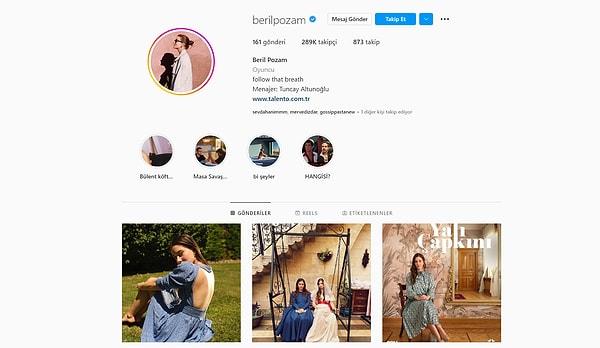 Beril Pozam'ı Instagram hesabını merak edenler buraya 👇