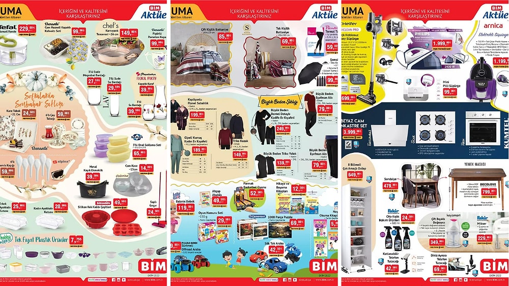 18 - 21 Ekim BİM Aktüel İndirim Kataloğu