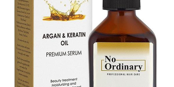 8. No Ordinary Argan & Keratin İçerikli Doğal Saç Bakım Yağı