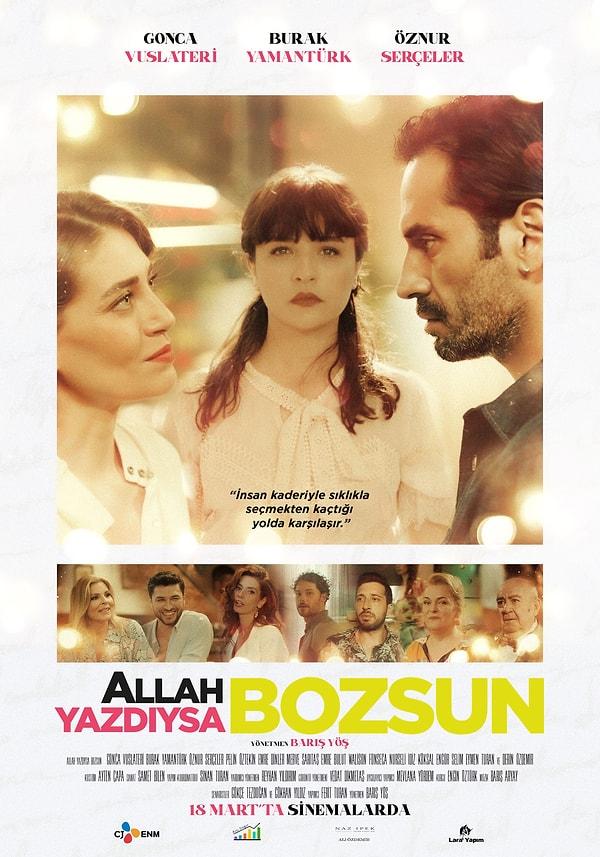 Yine yeni bir film olan Allah Yazdıysa Bozsun filminde Gonca Vuslateri ve Burak Yamantürk ile seyirci karşısına geçti.