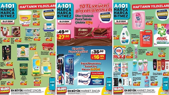 15 - 21 Ekim 2022 A101 Haftanın Yıldızları Kataloğu