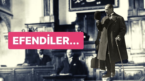 Gazi Mustafa Kemal Paşa Büyük Nutkunu Okumaya Başladı, Saatli Maarif Takvimi: 15 Ekim