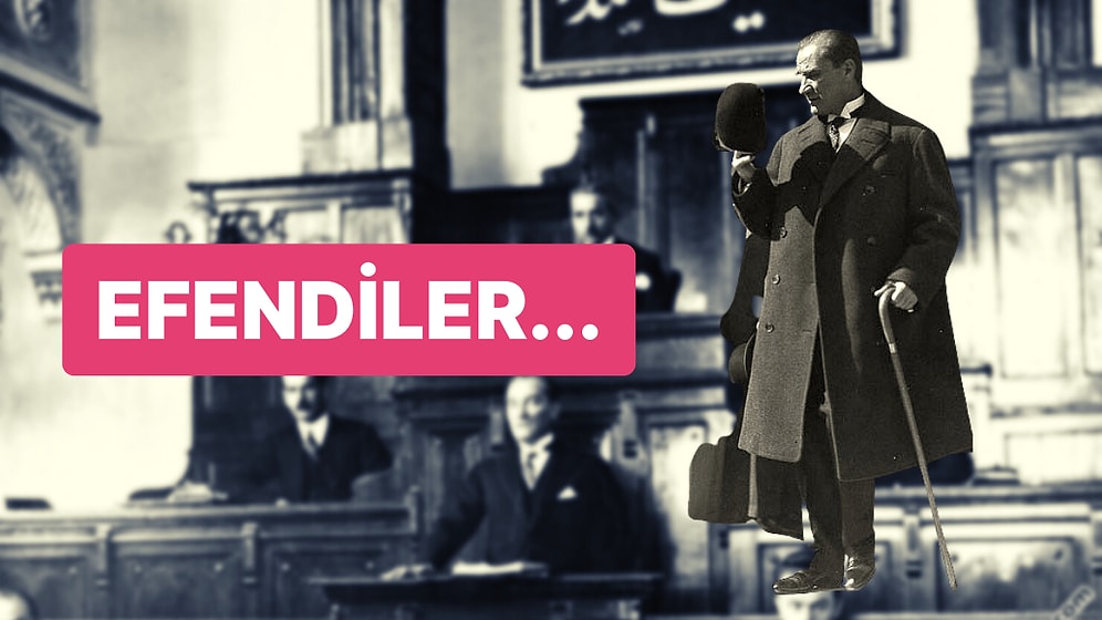 Gazi Mustafa Kemal Paşa Büyük Nutkunu Okumaya Başladı, Saatli Maarif Takvimi: 15 Ekim