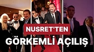 Sanat, Spor ve Siyaseti, Nusret Bir Araya Getirdi: Kapıda Kuyruk Olan Açılışa Ünlüler Akın Etti!