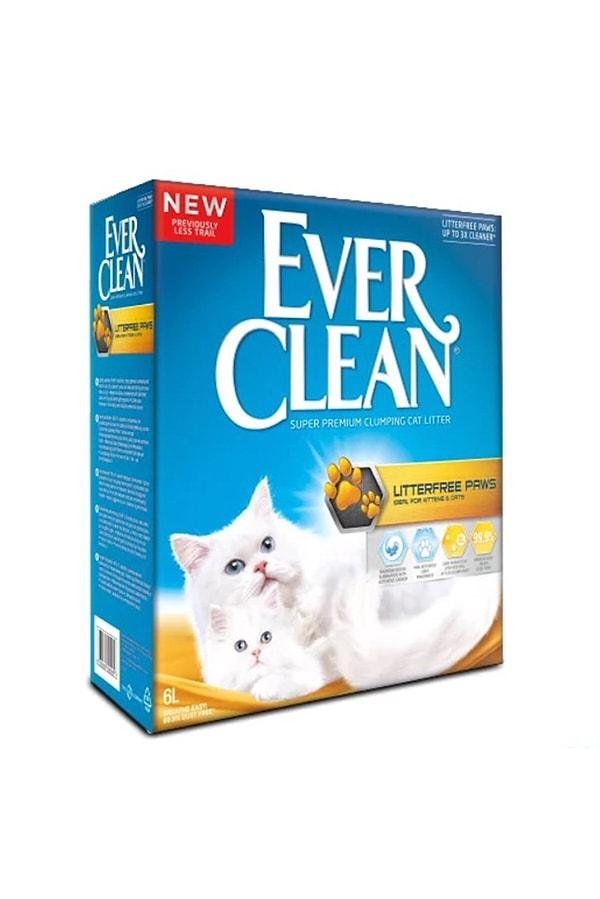 7. Ever Clean Patilere Yapışmayan Topaklanan Kedi Kumu