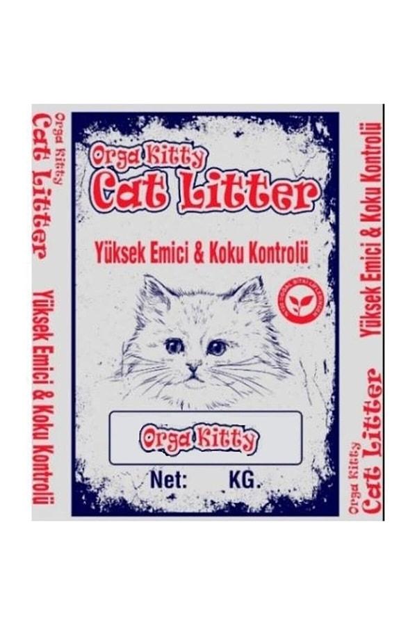 11. Orga Kitty (Doğal Selüloz Pelleti) Pelet Kedi Kumu