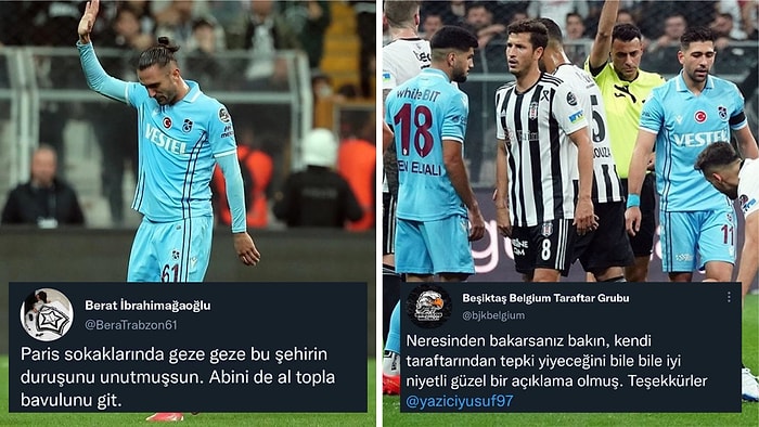 Beşiktaş Maçında Kırmızı Kart Gören Trabzonsporlu Yusuf Yazıcı'nın Yaptığı Açıklama Sosyal Medyayı İkiye Böldü