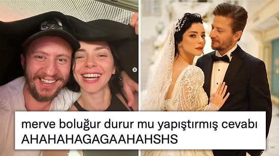 Merve Boluğur, Kendisine "Deli" Diyerek Eşi Mert Aydın'a Acıdığını Söyleyen Kişiye Anında Cevabı Yapıştırdı!