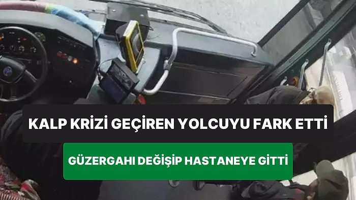 Ayakta Durmakta Zorlanan Yaşlı Adama Kimse Yer Vermeyince Tepki Gösteren Şoför: Yolcu Kalp Krizi Geçirdi