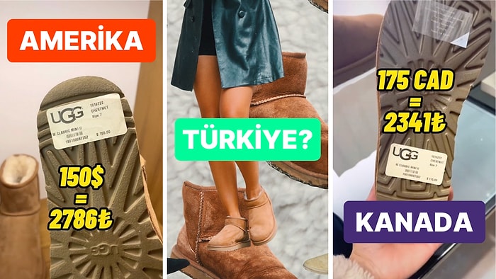 Son Yıllarda Moda Olan Ugg'lardan Alabilmek İçin Türkiye'de ve Diğer Ülkelerde Ne Kadar Çalışmalısınız?