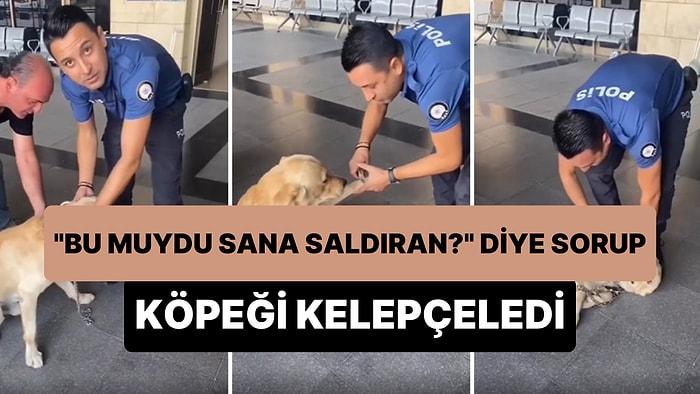 Her Hav Aleyhinde Delil Olarak Kullanılacaktır: Köpeği Kelepçeleyen Polisin İzleyenleri Yumuşacık Yapan Anları