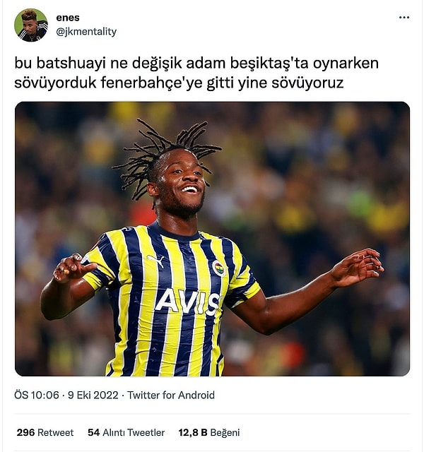 2. Michy Batshuayi böyle bir topçuydu işte...