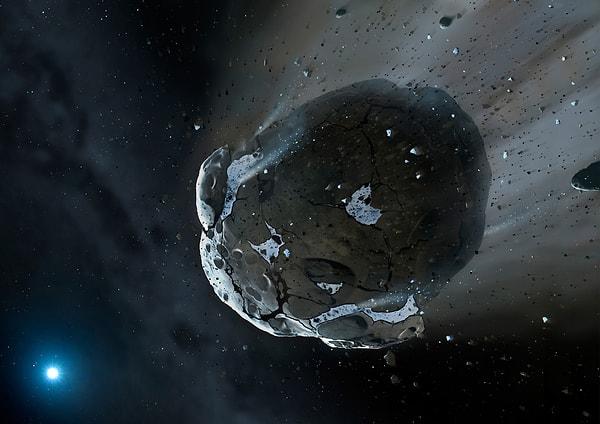 Bir asteroidin dönüş hızını değiştirmesi çok nadirdir.
