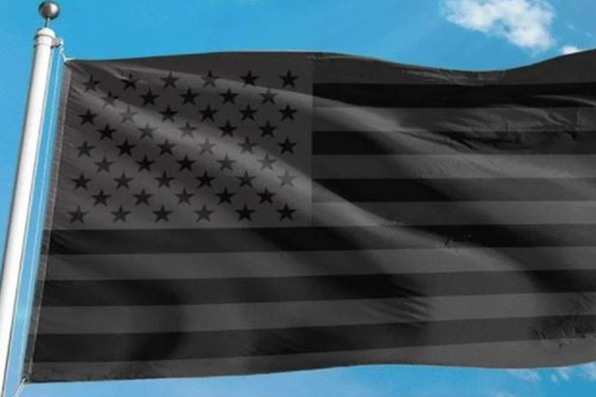 what-does-a-black-american-flag-mean