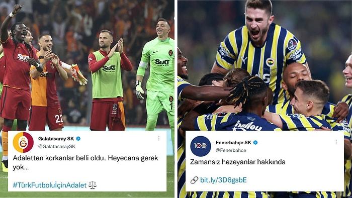 Henüz 10. Haftadayız: Galatasaray ile Fenerbahçe'nin Sosyal Medya Üzerinden Birbirlerine Atarlı Açıklamaları