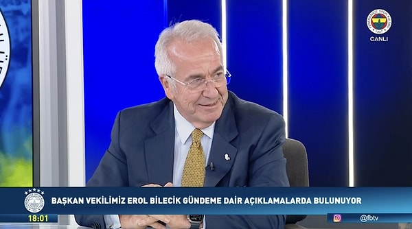 Fenerbahçe Başkan Vekili Erol Bilecik, FB TV'ye açıklamalarda bulunarak 'Türkiye'de futbol saha içinde değil saha dışında oynanıyor. Bazı kulüpler de bu konuda son derece üstad.' dedi.